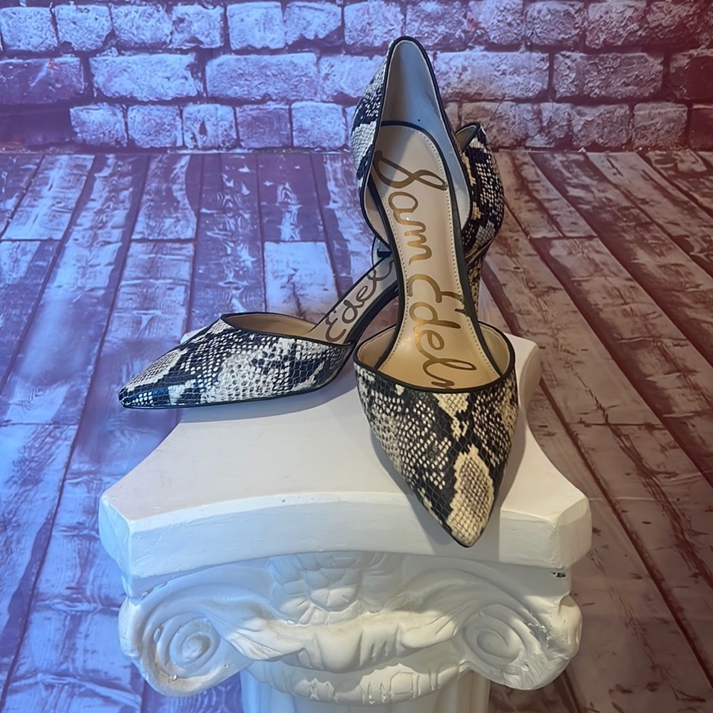 Gorgeous Brand New Size 11 Sam Edelman. Snakeskin  Heels!!